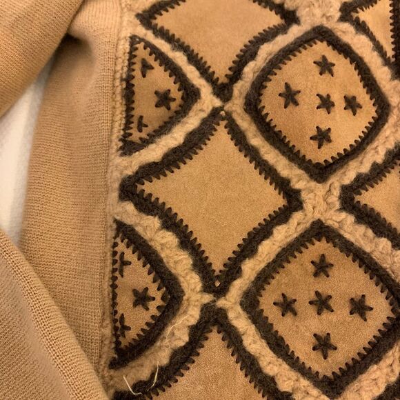 Vintage Gimbels Wool Cardigan sz S (flaws) - Picture 2 of 6